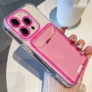 Transparent Pink Phone Case